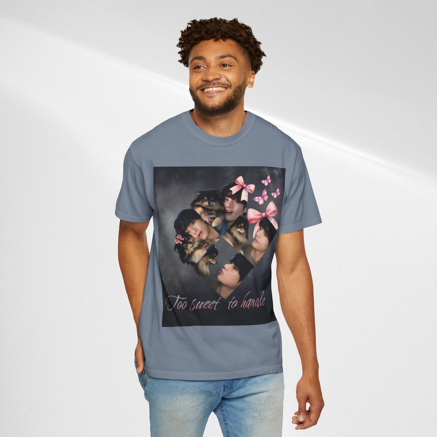 V Too Sweet to Handle T-Shirt — Cute Vintage Photo Collage Tee