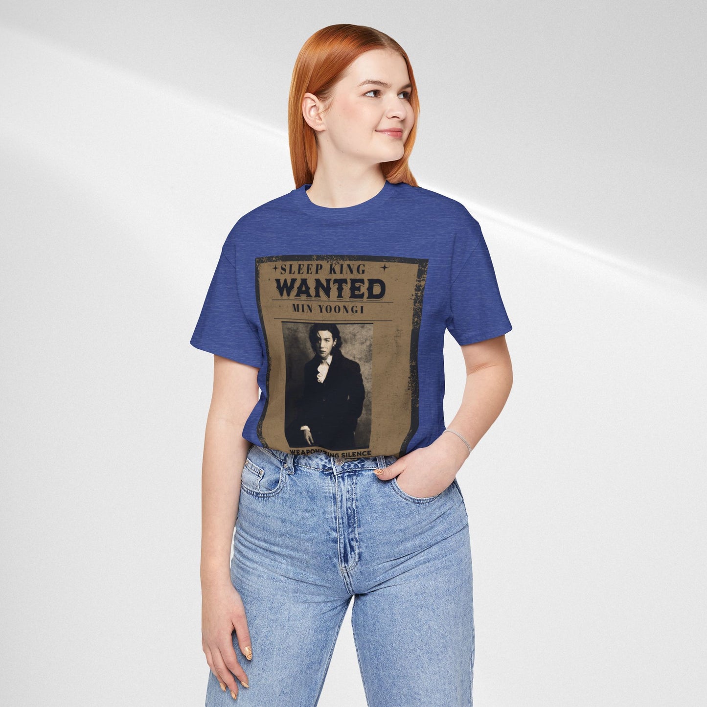 Sleep King Wanted Tee — Vintage 'Min Yoongi' Poster Shirt