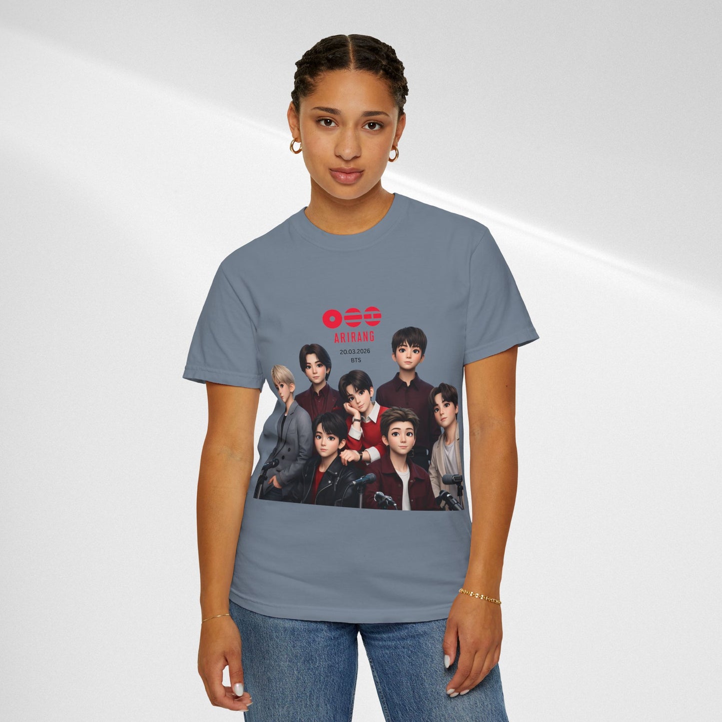 BTS Band Photo T-Shirt — Group Portrait Graphic Tee