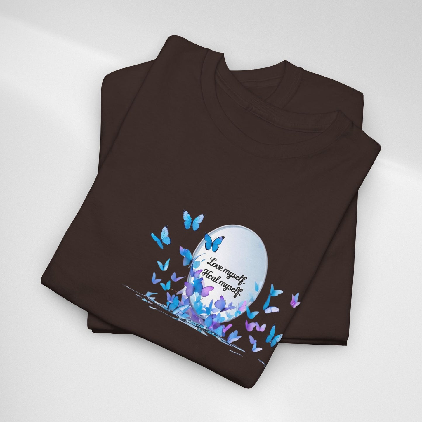 Butterfly Moon T-Shirt — "Strength Through Change" Inspirational Tee