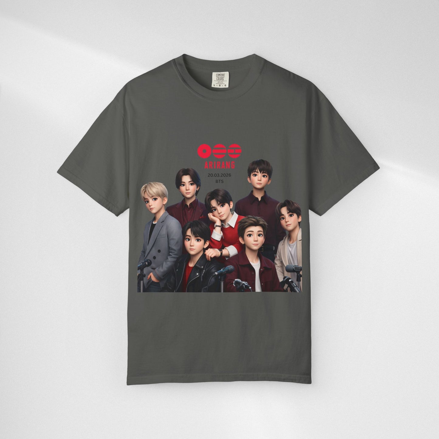 BTS Band Photo T-Shirt — Group Portrait Graphic Tee