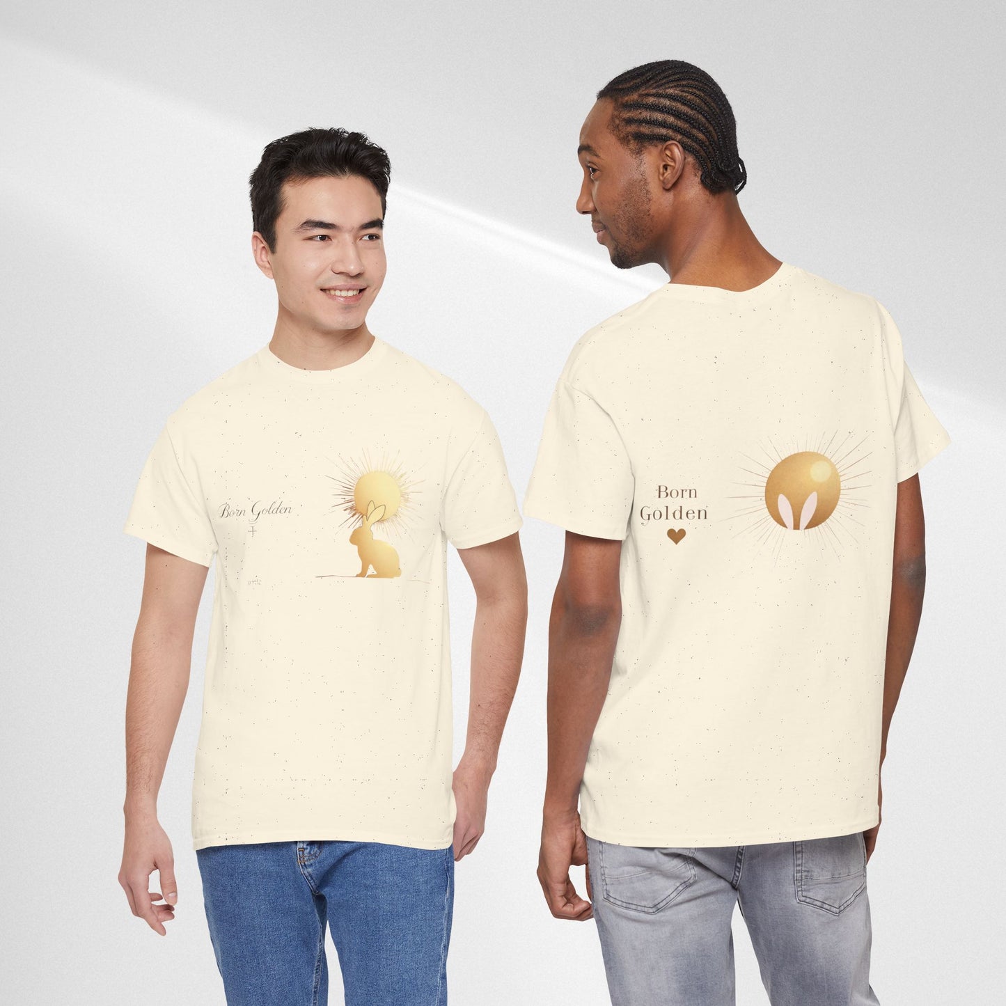 JK Golden Child T-Shirt — 'Born Golden' Cute Kids Illustration Tee