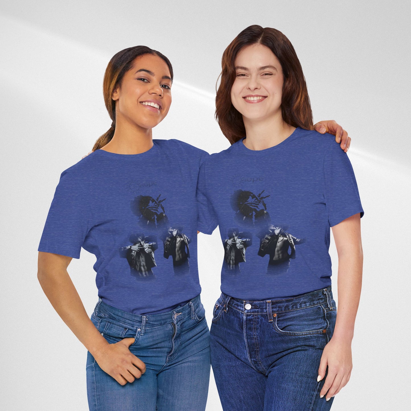 J hope Graphic Tee — Moody Monochrome Portraits