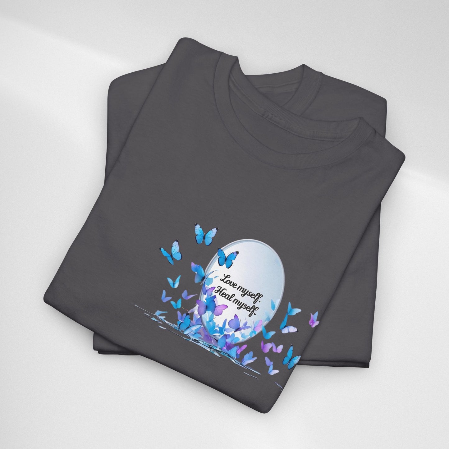 Butterfly Moon T-Shirt — "Strength Through Change" Inspirational Tee