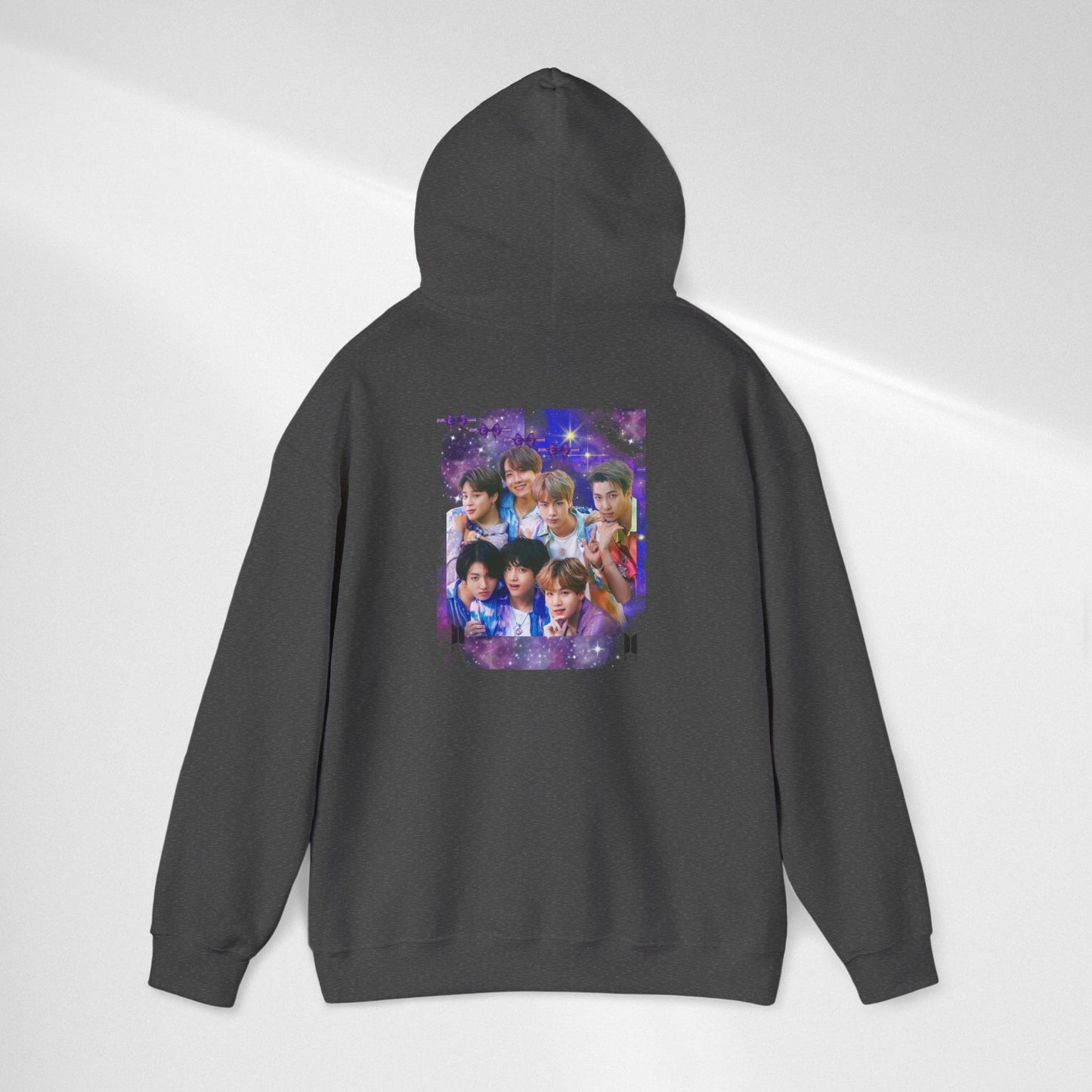 BTS Hoodie — Purple Collage Photo Graphic Hoodie
