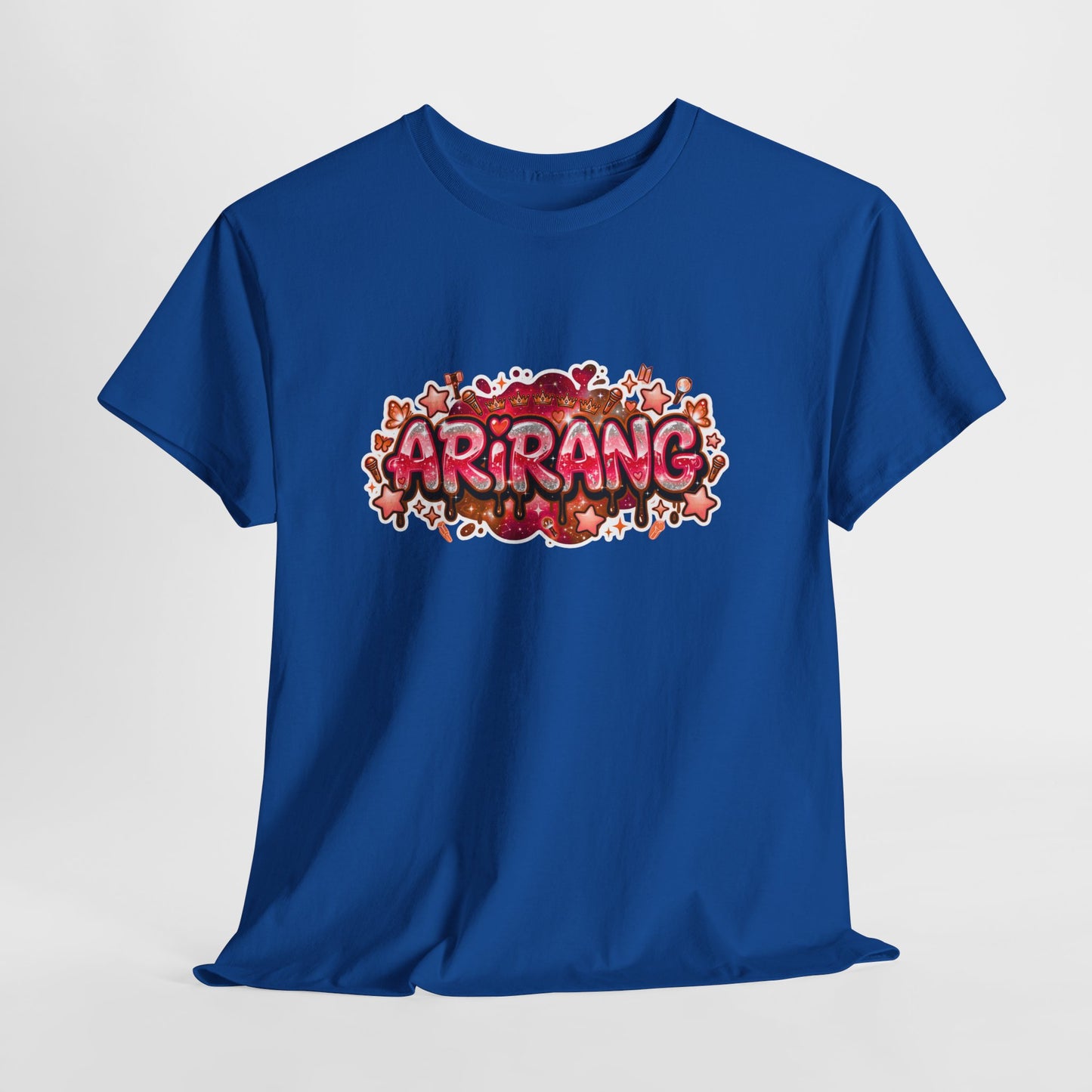 BTS Arirang Floral Graphic Tee - Korean Music Tribute Shirt