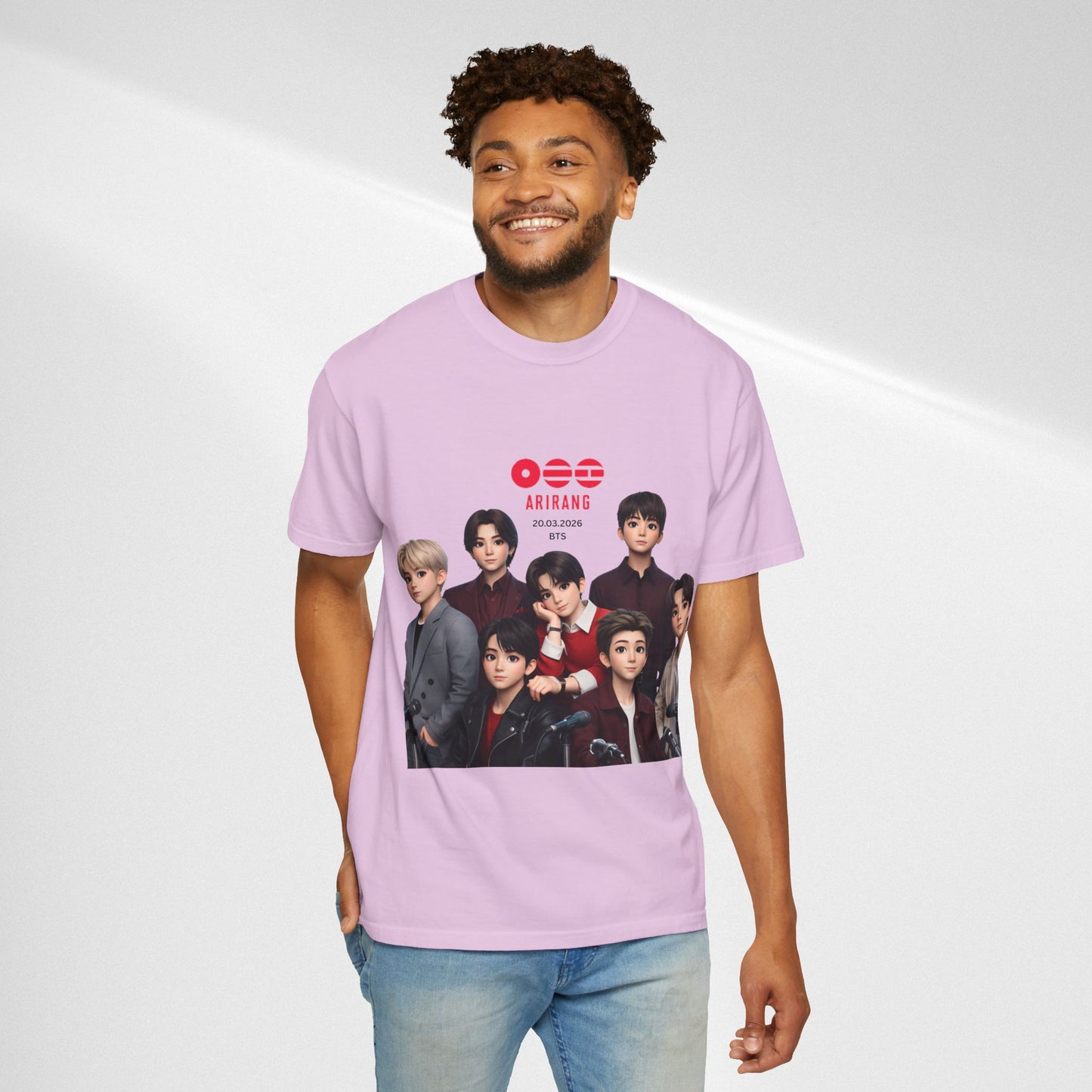BTS Band Photo T-Shirt — Group Portrait Graphic Tee