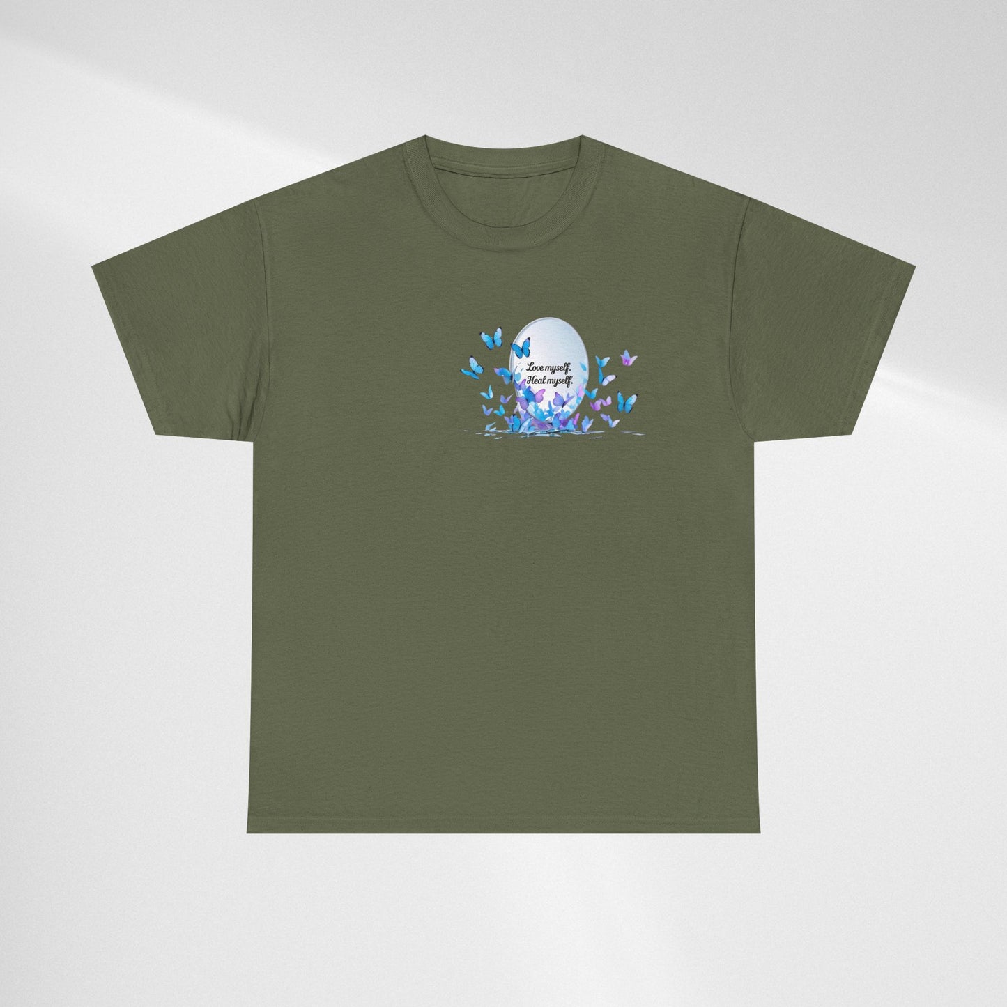 Butterfly Moon T-Shirt — "Strength Through Change" Inspirational Tee