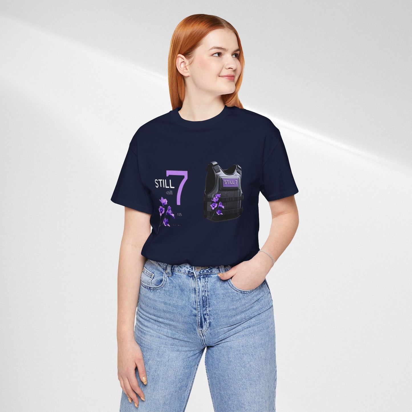 Bulletproof Vest Floral Tee — “I Am The Proof” Graphic T‑Shirt