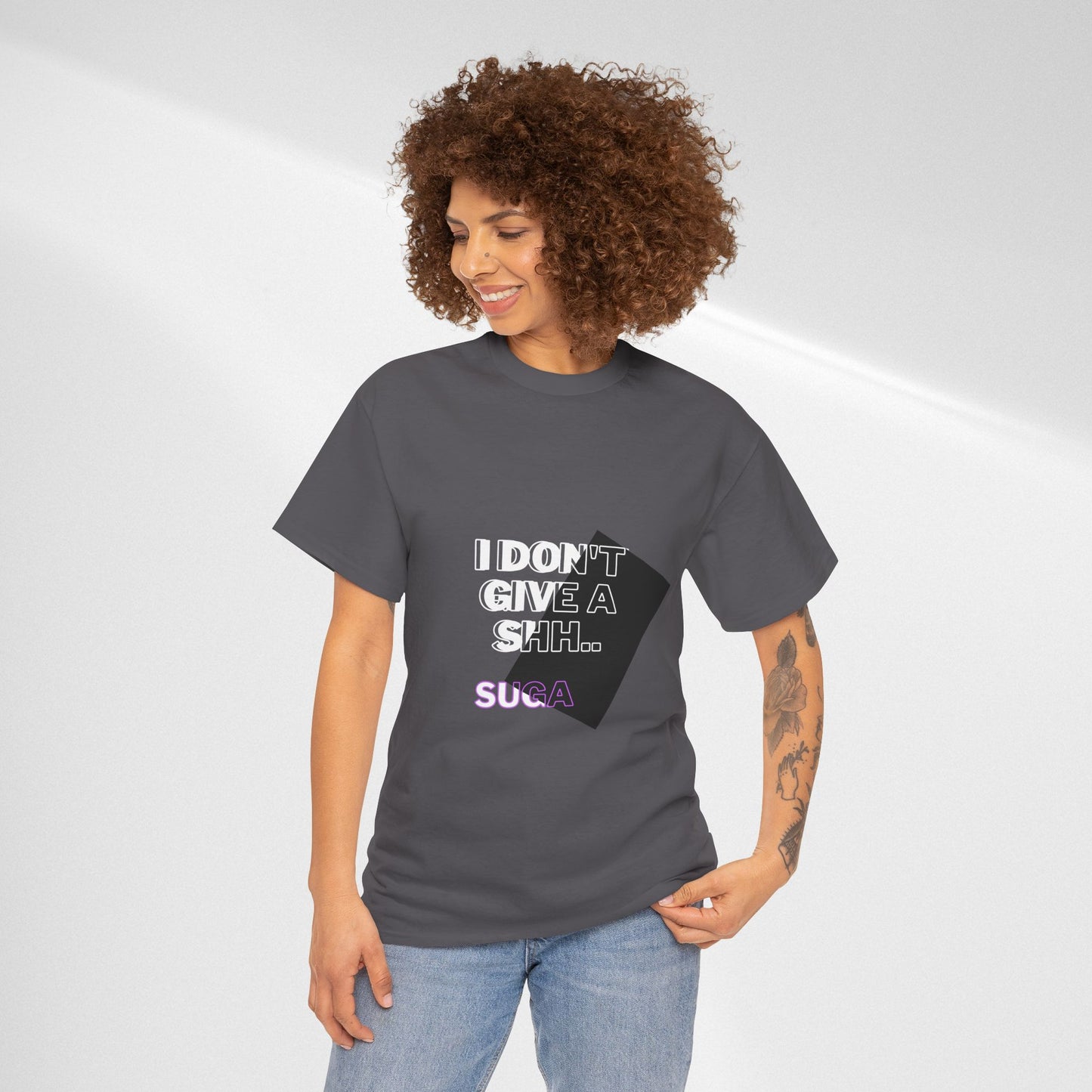 I Don't Give a Shh Tee — Bold Graphic Statement T‑Shirt