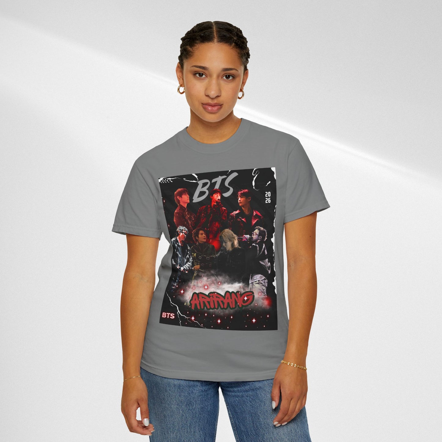 BTS ARIRANG Graphic T-Shirt — "Arirang" BTS Style Concert Tee