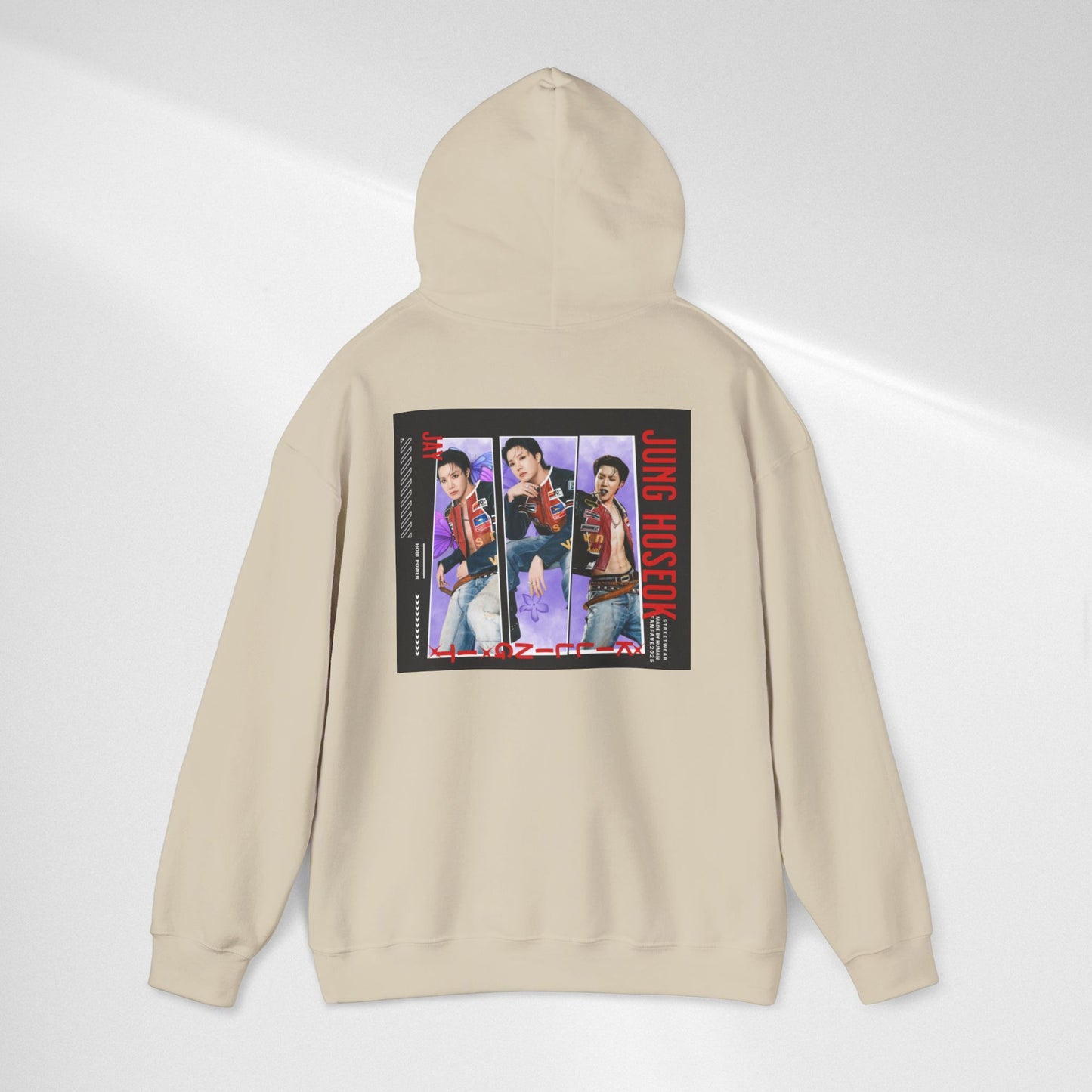 JHOPE Retro Band Photo Hoodie — Vintage Concert Graphic Pullover