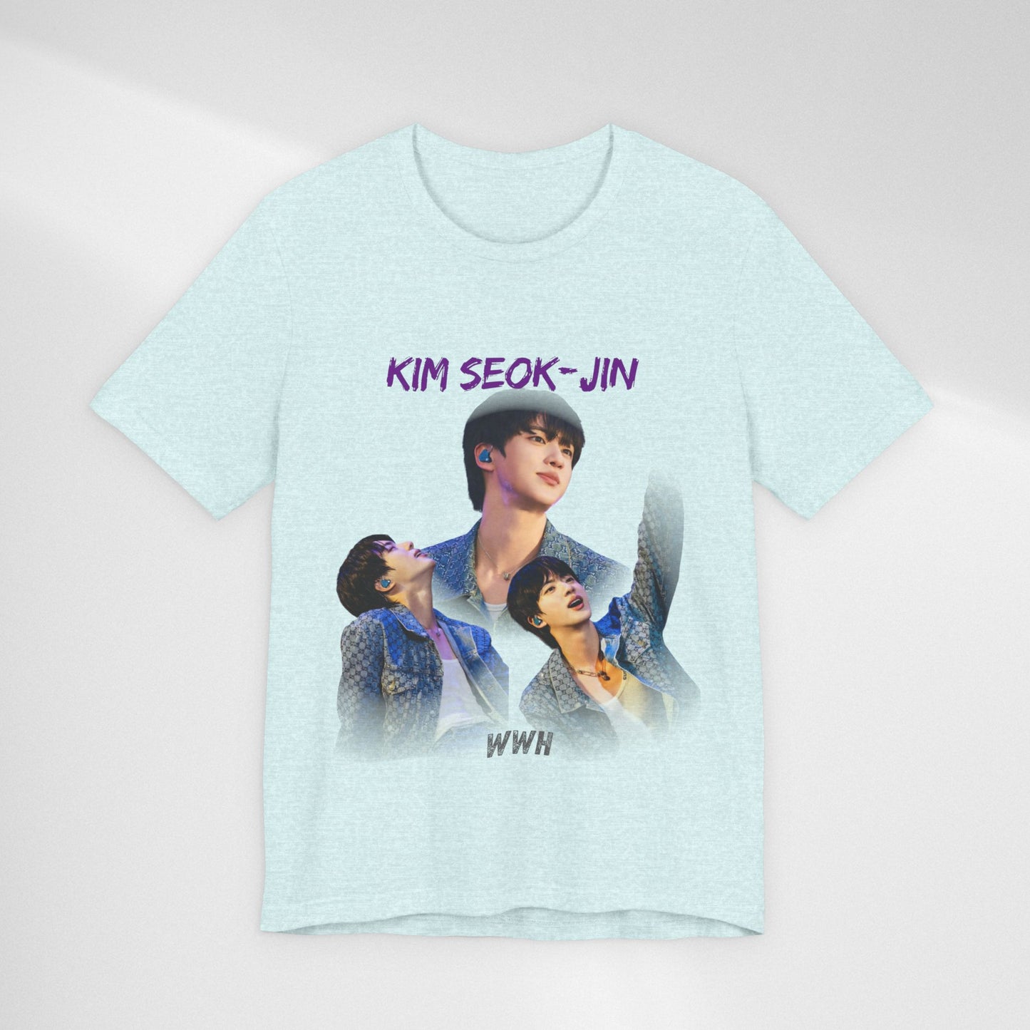 K-Pop Idol Photo Tee — 'Kim Seok-Jin' Graphic T-Shirt