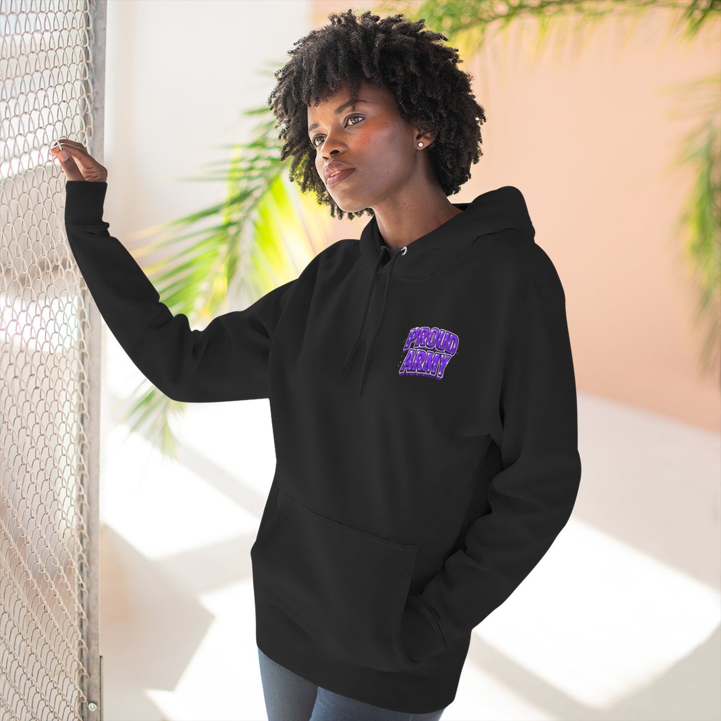 BTS Bangtan Photo-Panel Hoodie — 'Bangtan' 9-Eyes Graphic Fleece Hoodie
