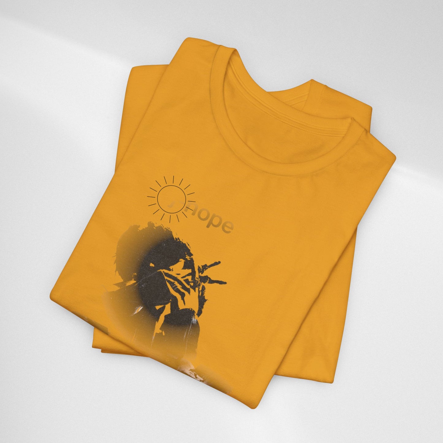 J hope Graphic Tee — Moody Monochrome Portraits