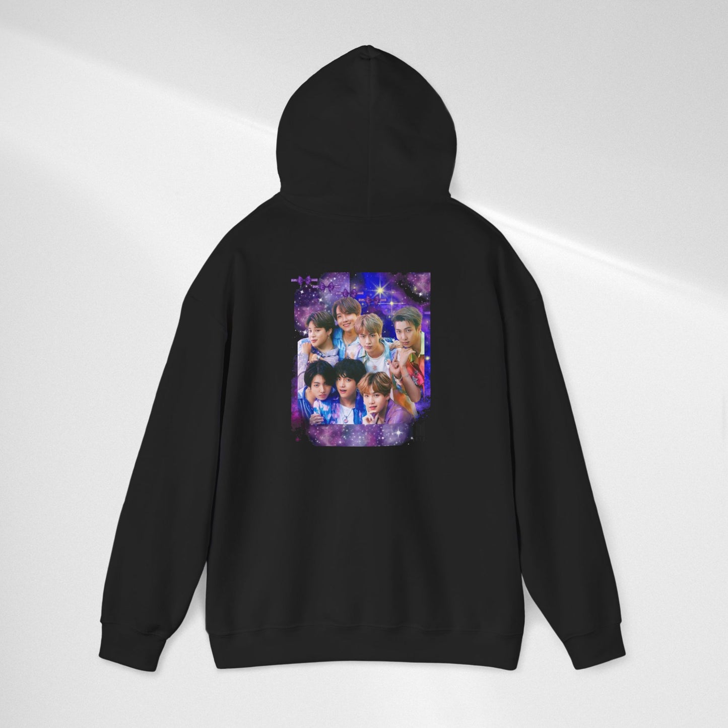 BTS Hoodie — Purple Collage Photo Graphic Hoodie