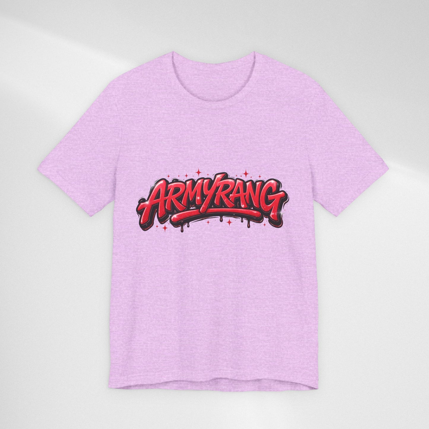 BTS T-Shirt — 'ARMYRANG' Red Graffiti Logo Tee