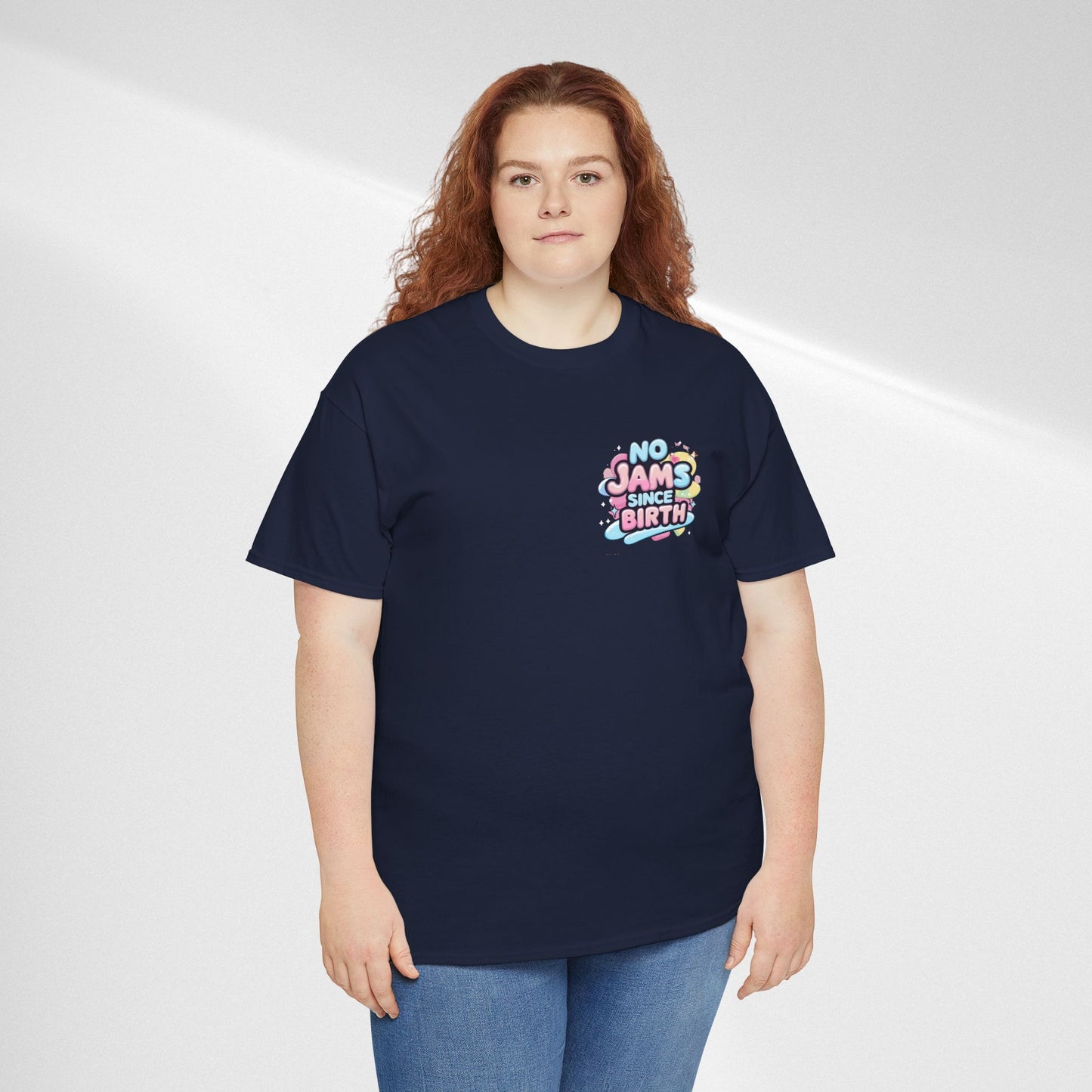 No Jams Since Birth T-Shirt — Cute Pastel Graphic Tee