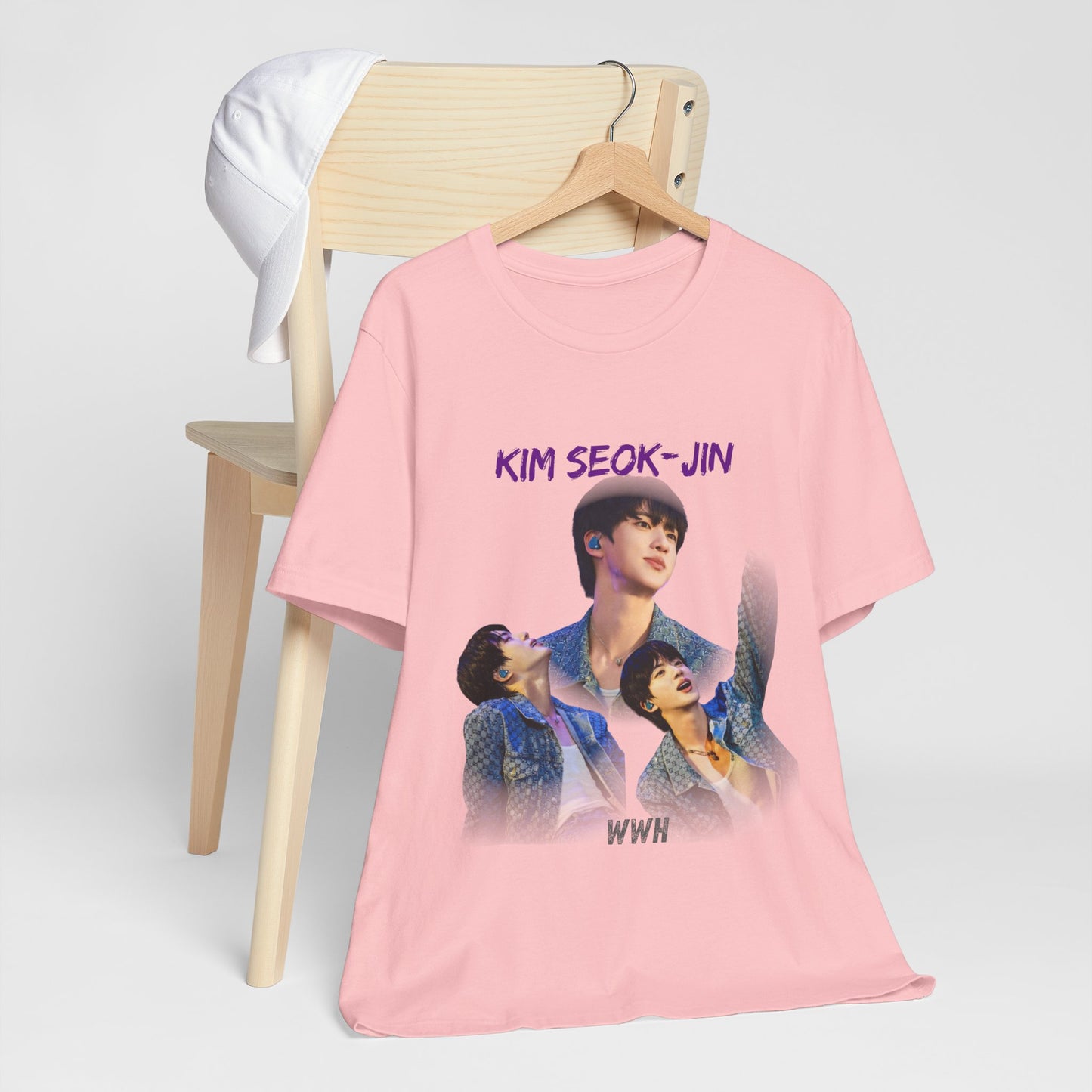 K-Pop Idol Photo Tee — 'Kim Seok-Jin' Graphic T-Shirt