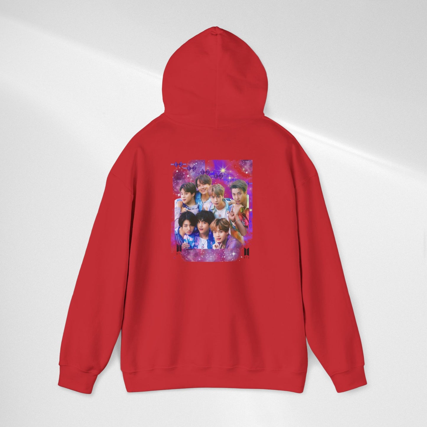 BTS Hoodie — Purple Collage Photo Graphic Hoodie