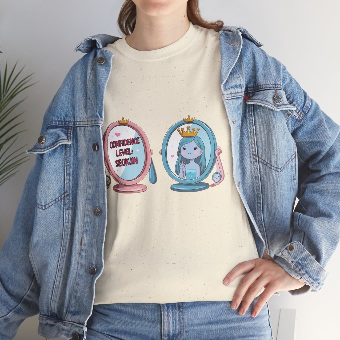 BTS Jin Confidence Level T-Shirt — Seokjin Fan Tee