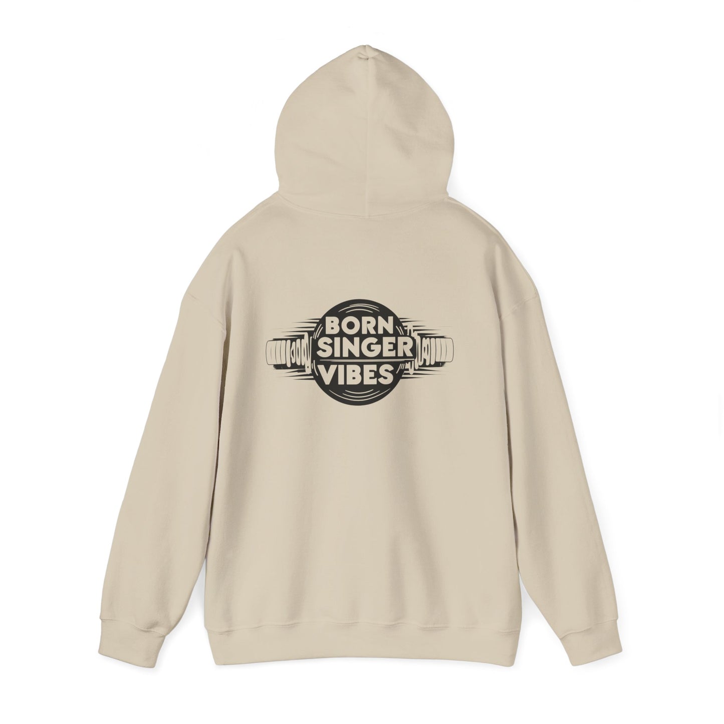 Hoodie - Born Singer Vibes Graphic Pullover