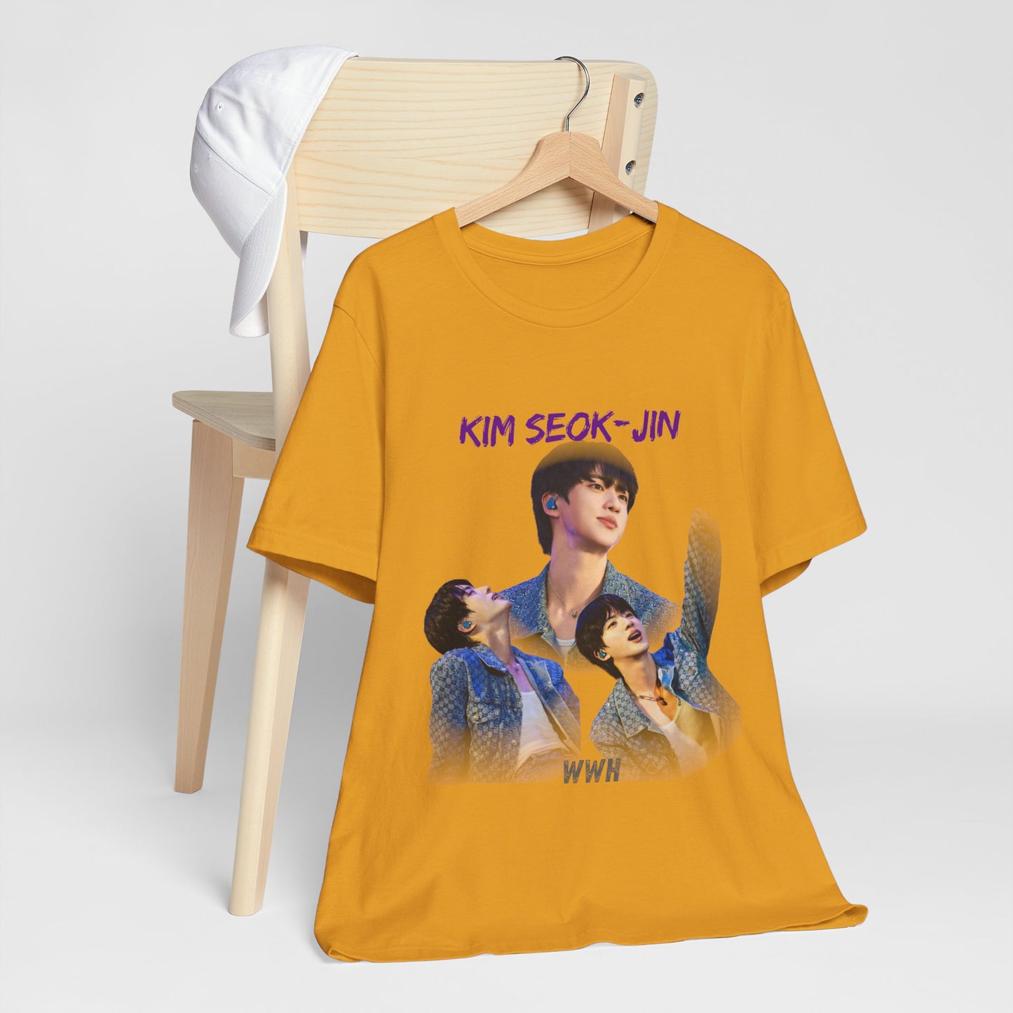 K-Pop Idol Photo Tee — 'Kim Seok-Jin' Graphic T-Shirt