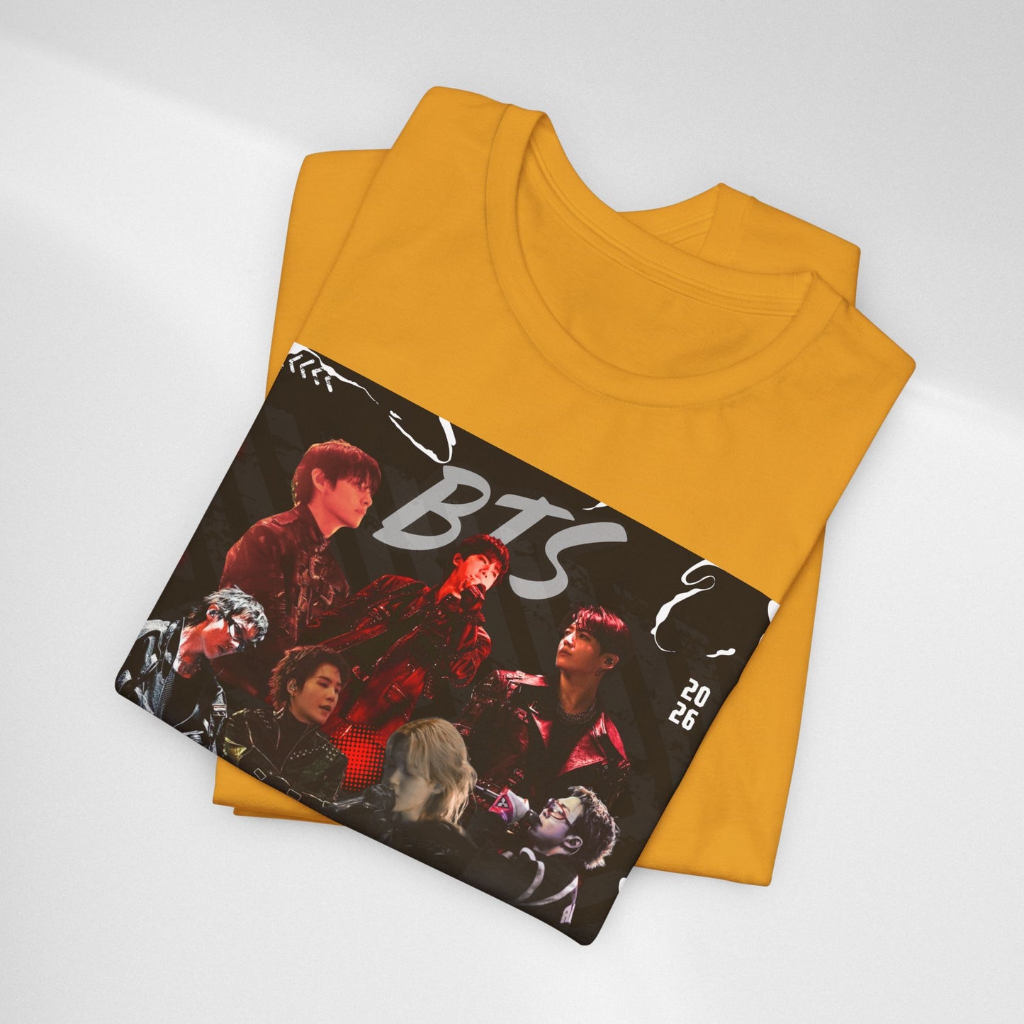 BTS ARIRANG Band Graphic Tee — 'BTS ARMY' Retro Concert Poster Shirt