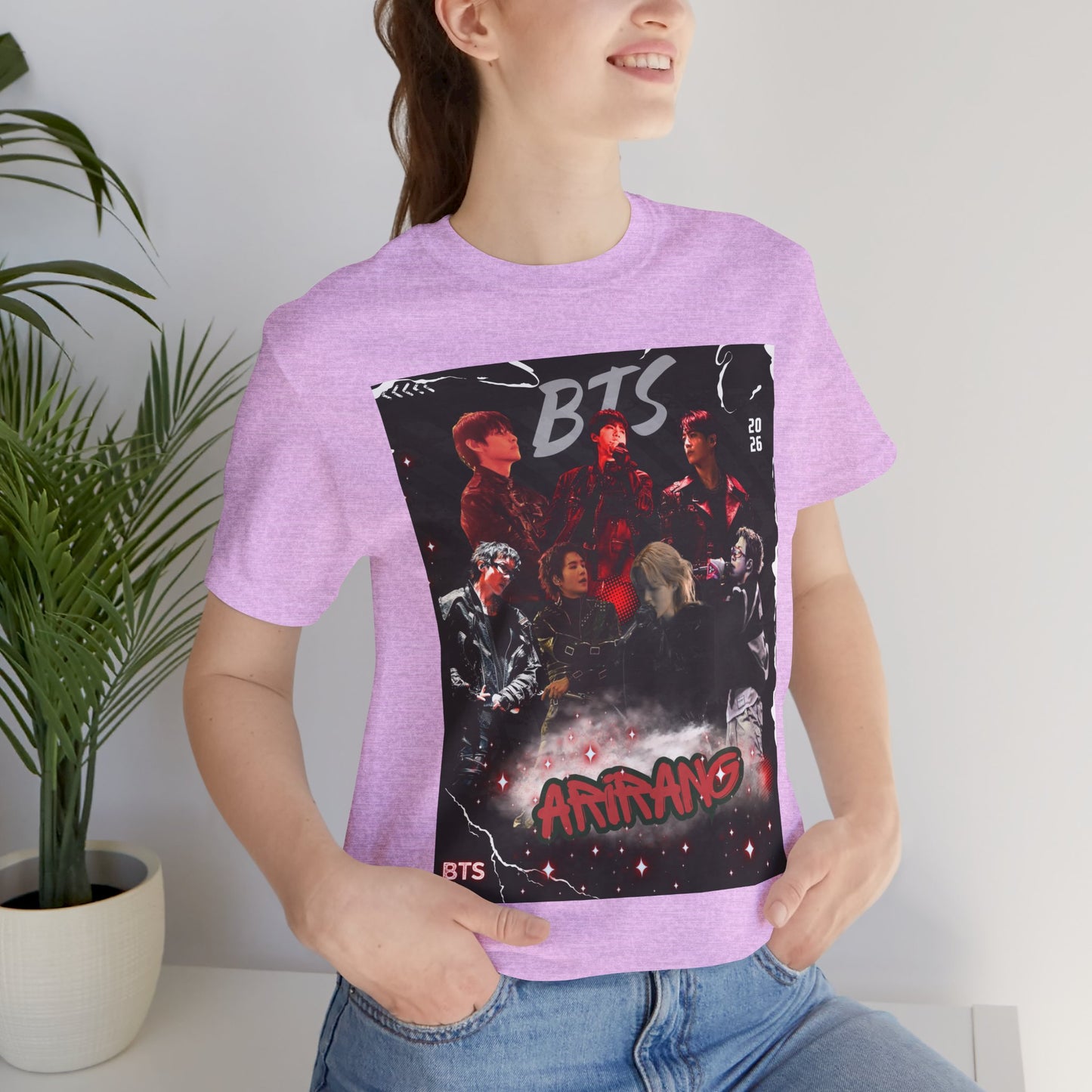 BTS ARIRANG Band Graphic Tee — 'BTS ARMY' Retro Concert Poster Shirt