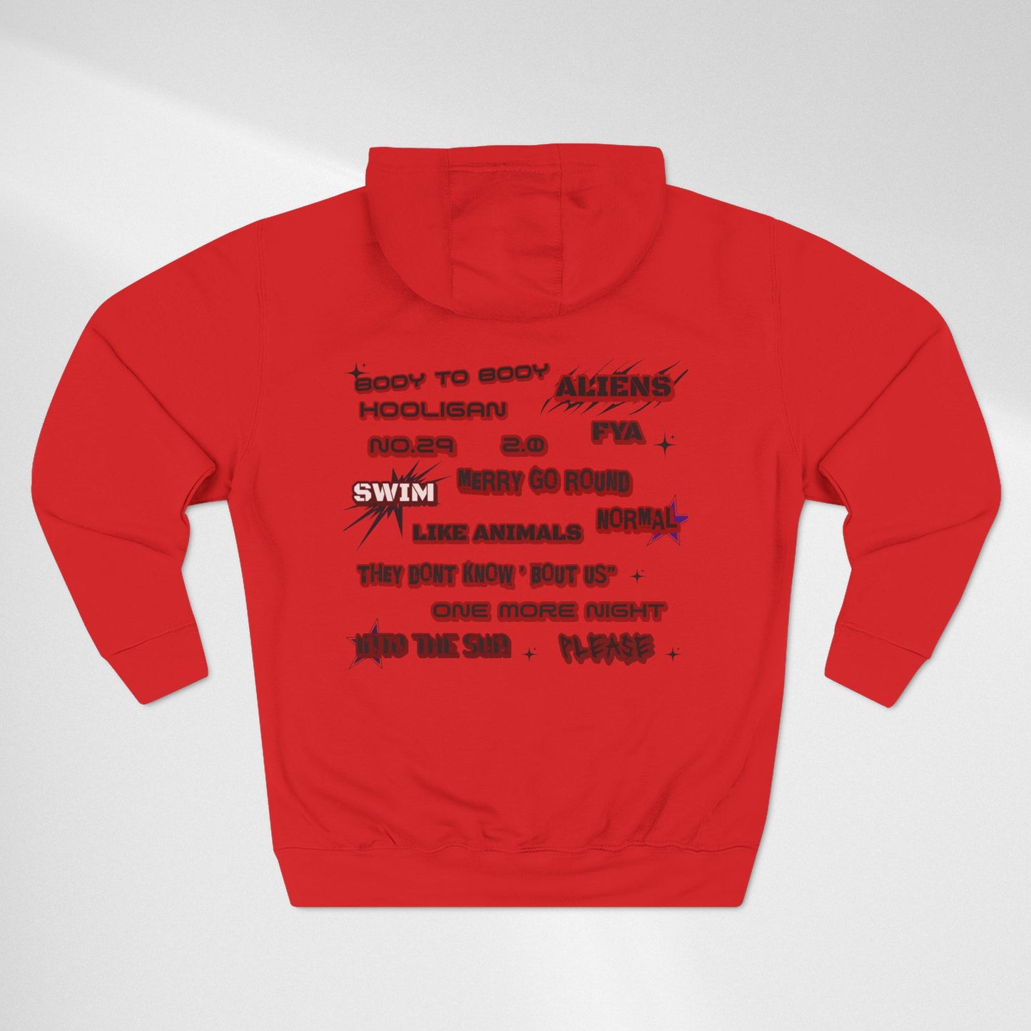BTS World Tour Hoodie — 'Arirang' Fleece Pullover with Tour Dates