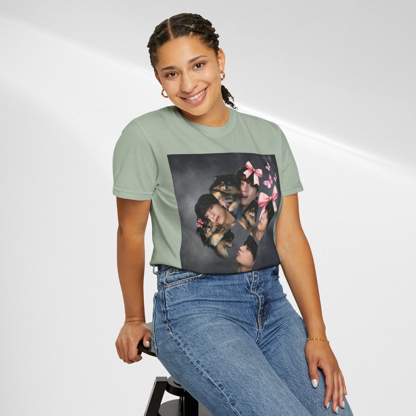 V Too Sweet to Handle T-Shirt — Cute Vintage Photo Collage Tee