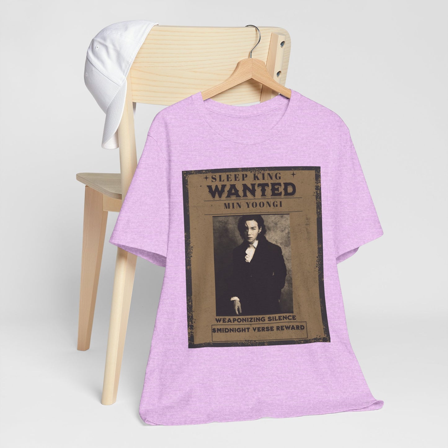 Sleep King Wanted Tee — Vintage 'Min Yoongi' Poster Shirt