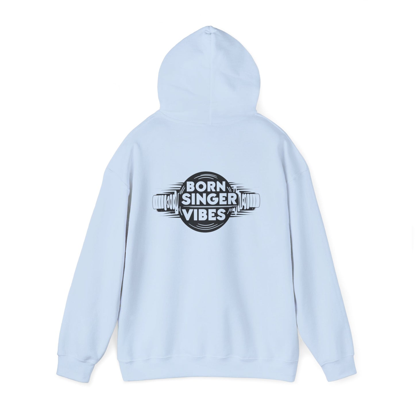 Hoodie - Born Singer Vibes Graphic Pullover