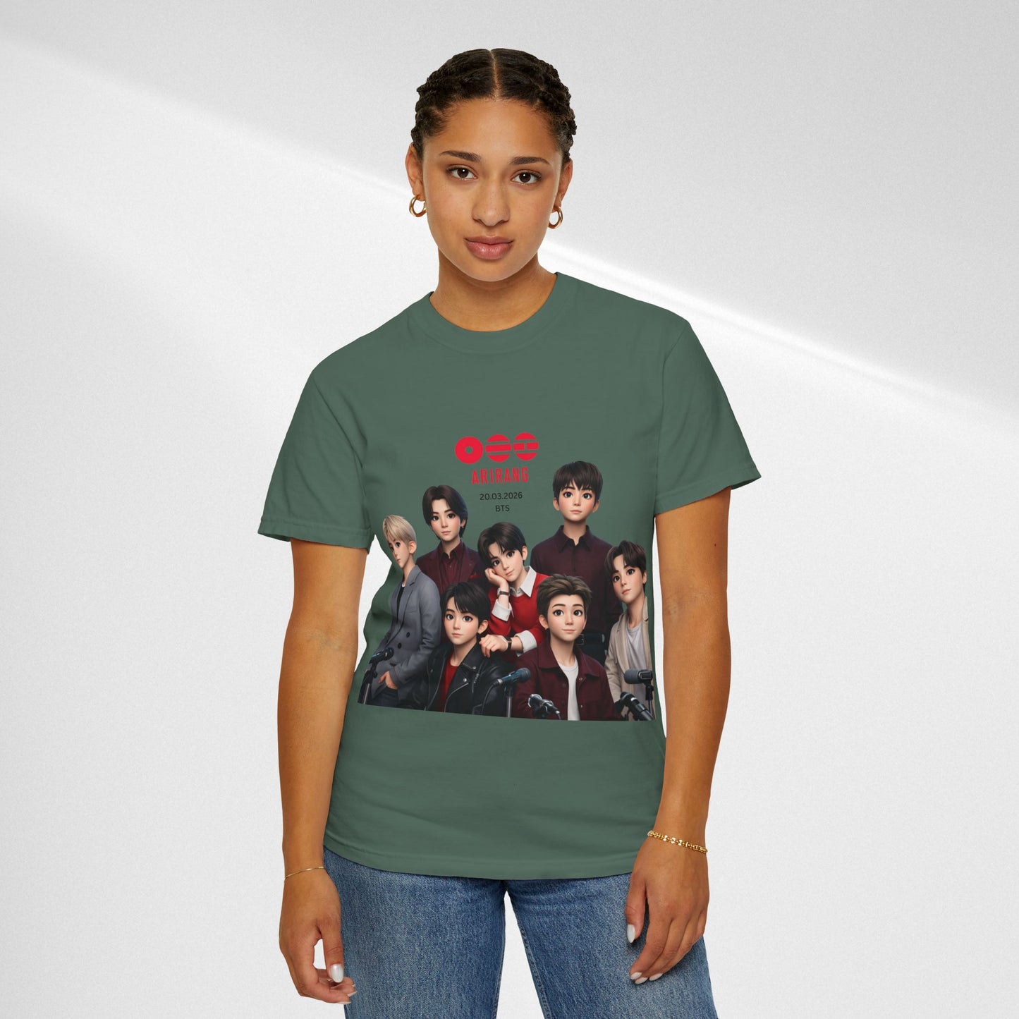 BTS Band Photo T-Shirt — Group Portrait Graphic Tee