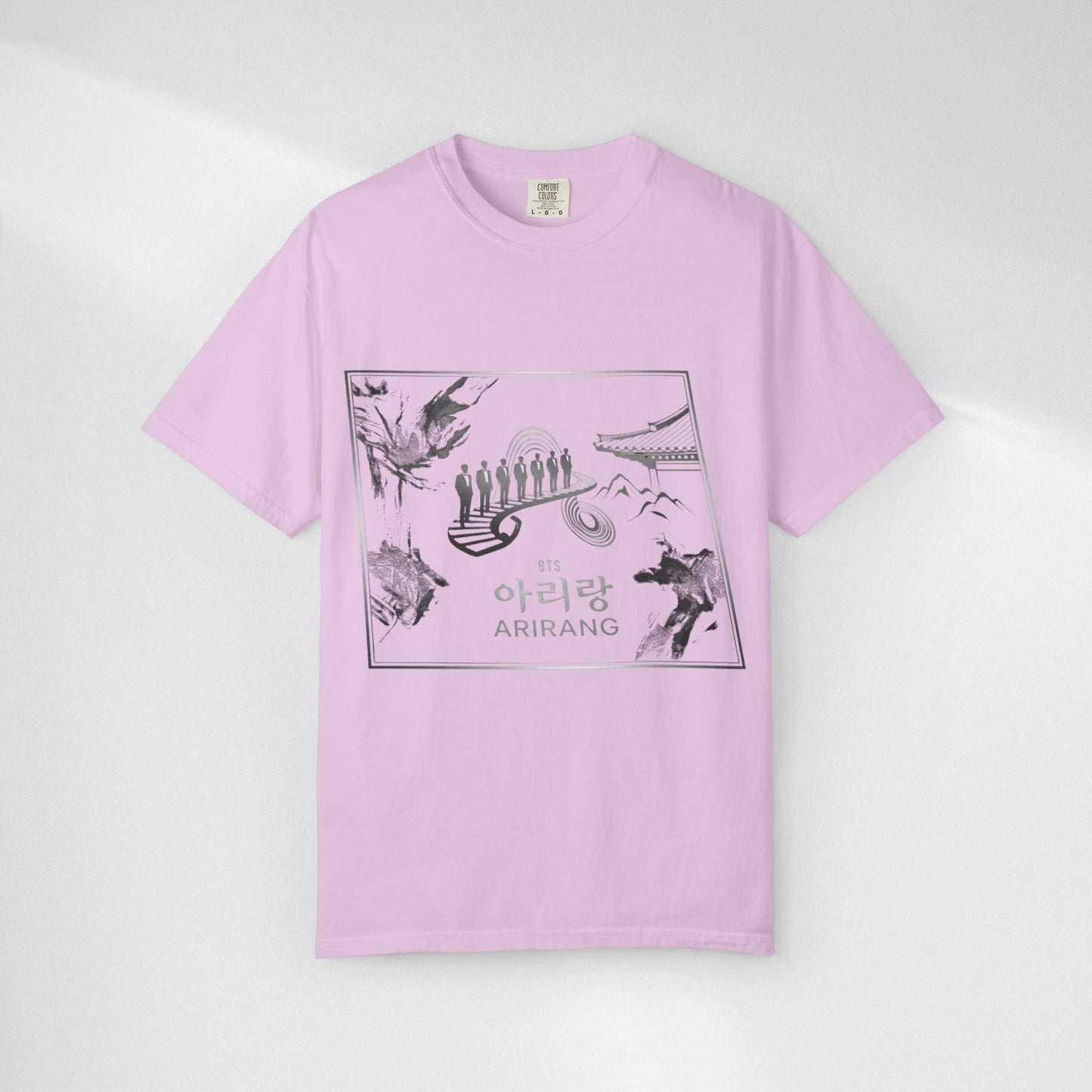 BTS Arirang Graphic T-Shirt — Korean Folklore Illustration Tee