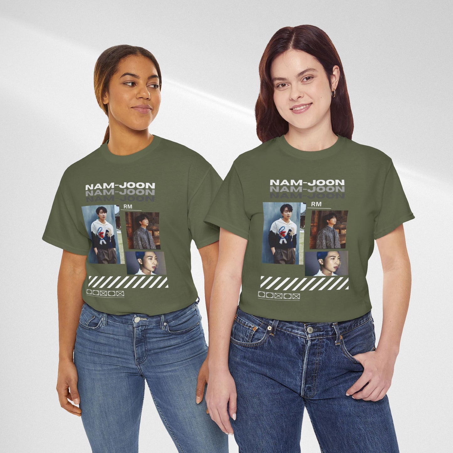 RM (Nam-Joon) Photo Collage K-Pop Graphic Tee