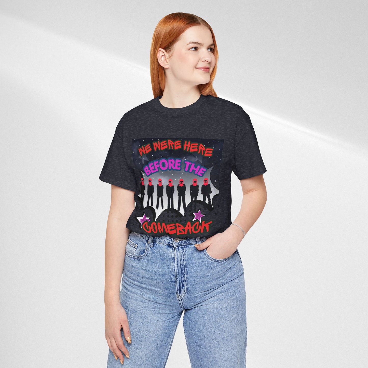 T‑Shirt — 'We Were Here Before the Comeback' Retro Pop Concert Tee