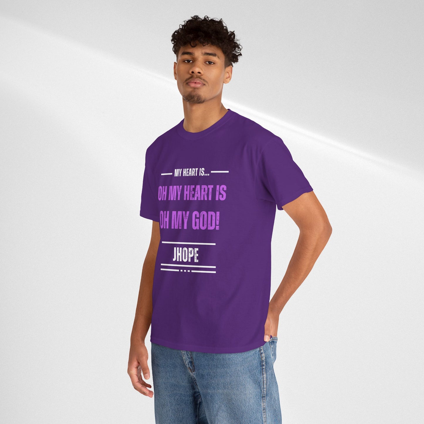 Graphic Tee — "Oh My Heart Is Oh My God!" J-Hope Fan Shirt