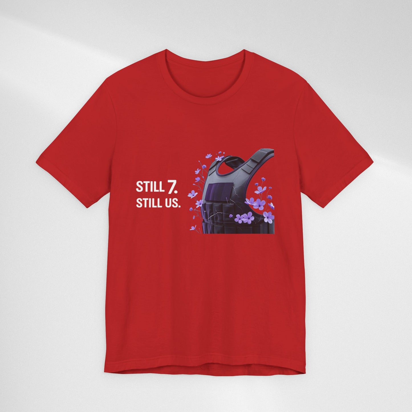 Bulletproof Vest Floral Tee — “I Am The Proof” Graphic T‑Shirt