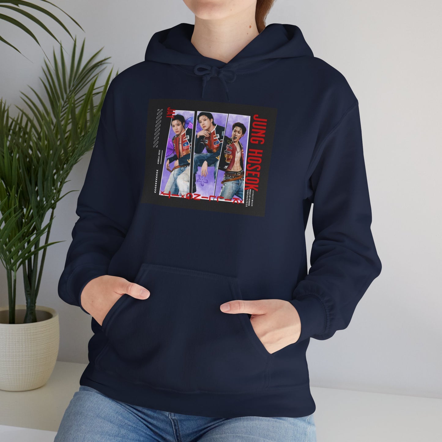 JHOPE Retro Band Photo Hoodie — Vintage Concert Graphic Pullover