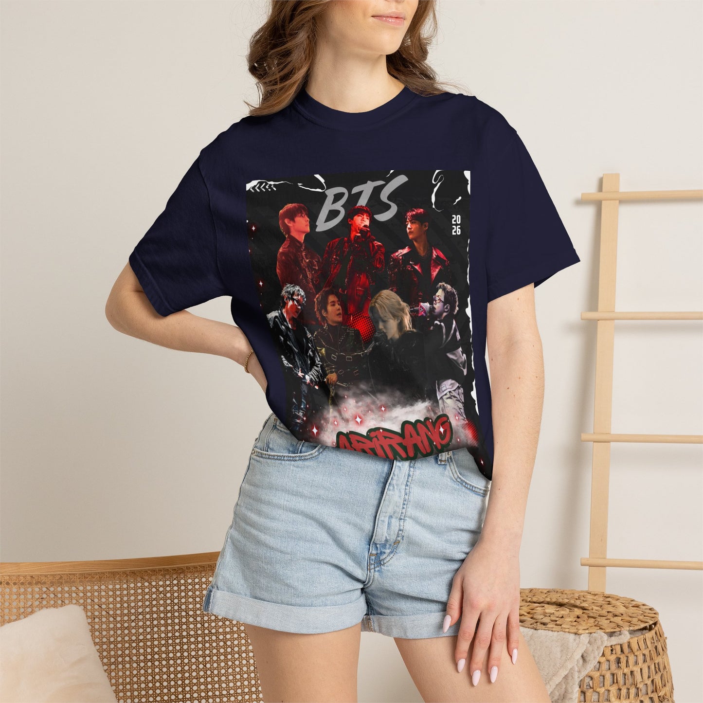 BTS ARIRANG Graphic T-Shirt — "Arirang" BTS Style Concert Tee