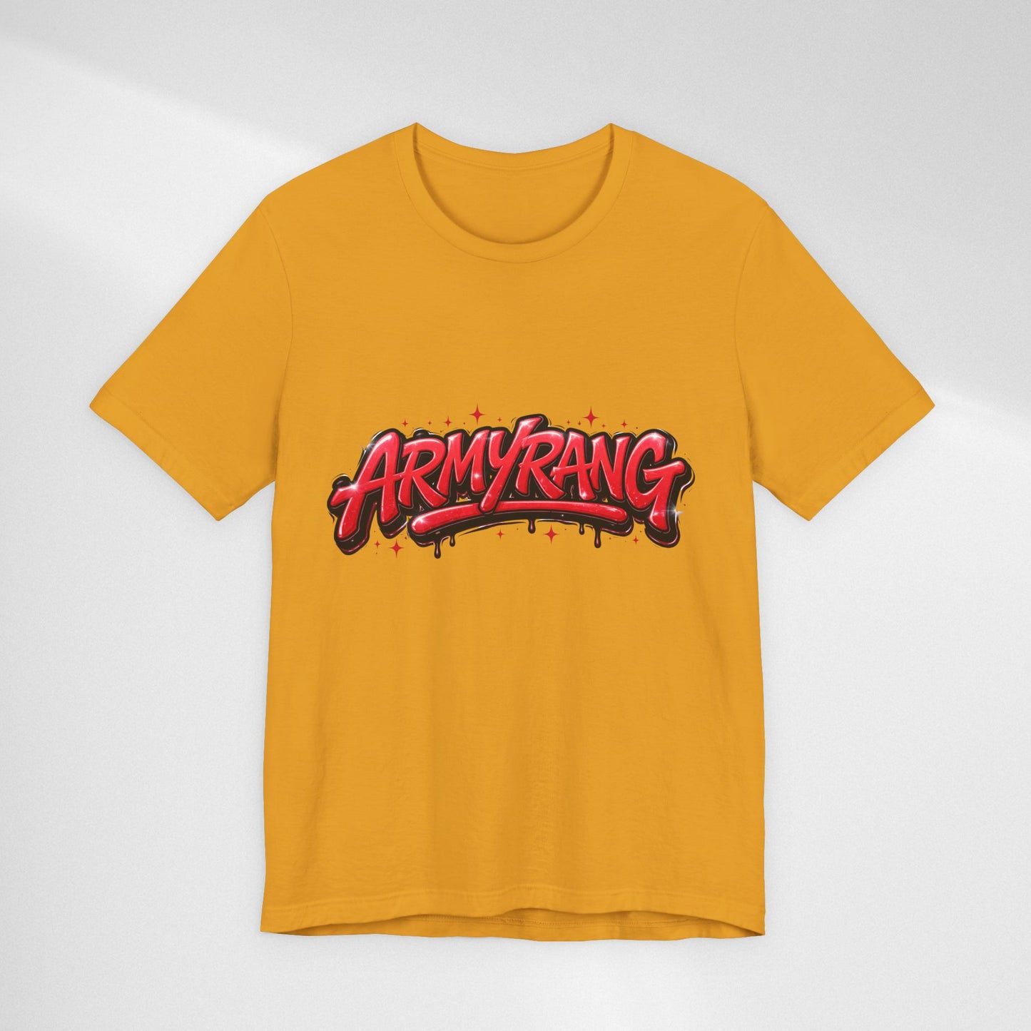 BTS T-Shirt — 'ARMYRANG' Red Graffiti Logo Tee