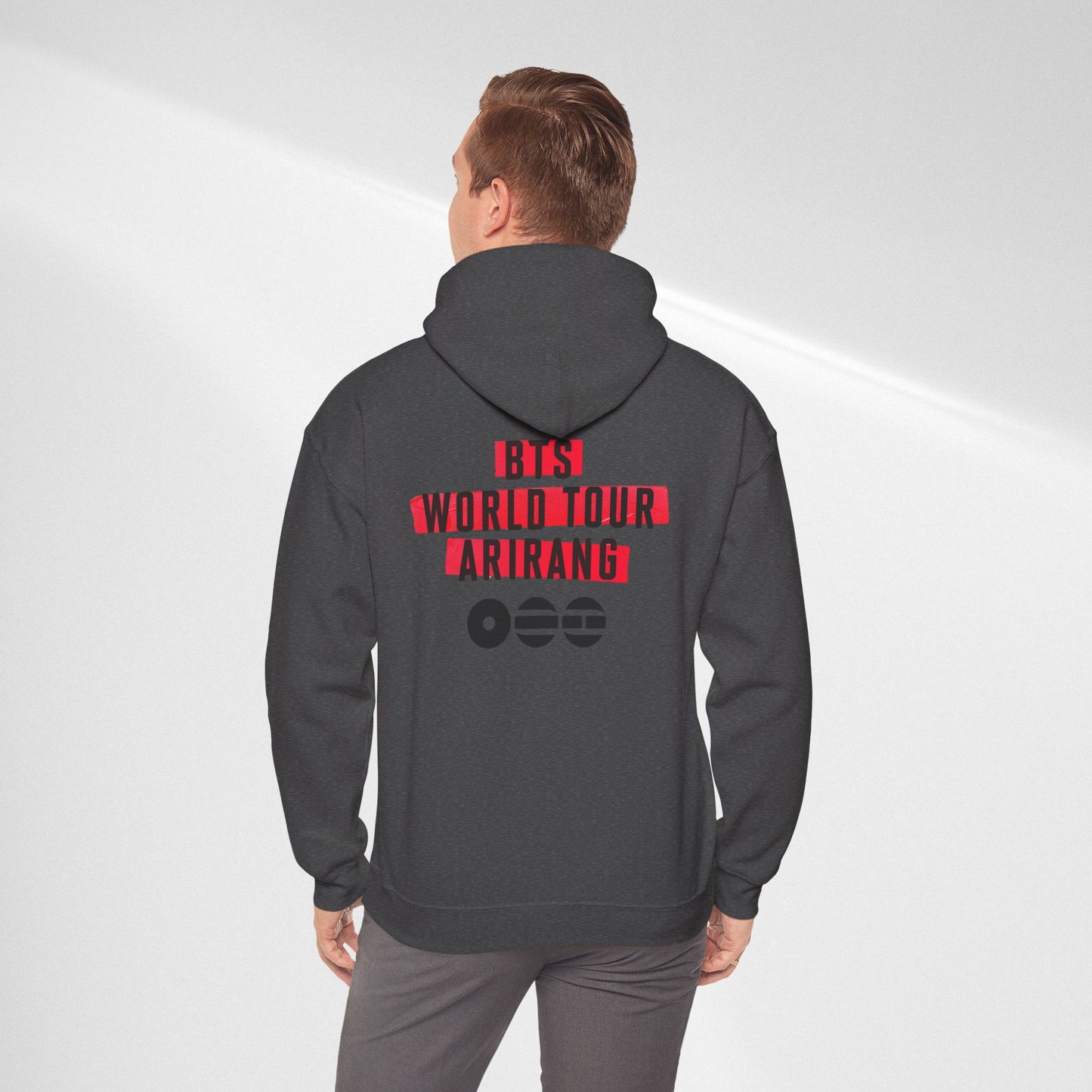 BTS World Tour "ARRIANG" Hoodie — Minimal Logo Tour Pullover
