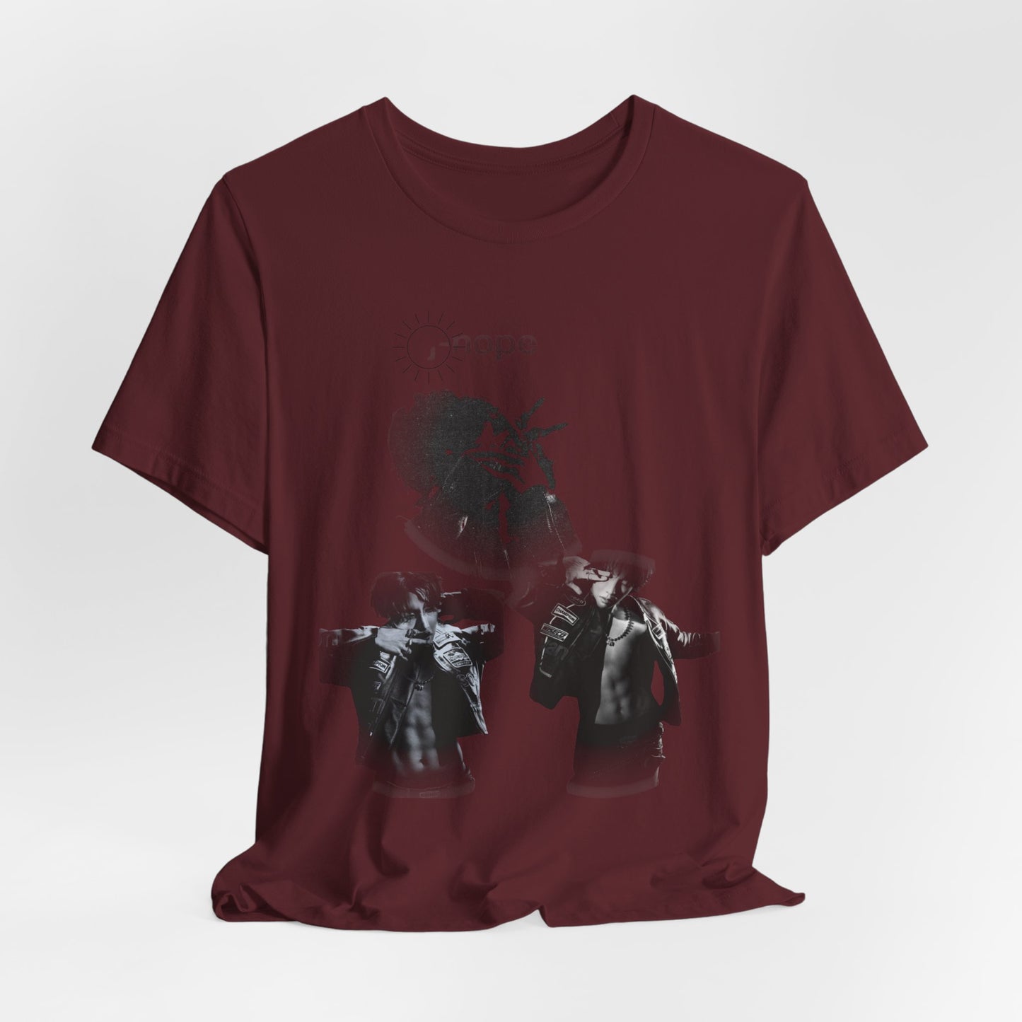 J hope Graphic Tee — Moody Monochrome Portraits