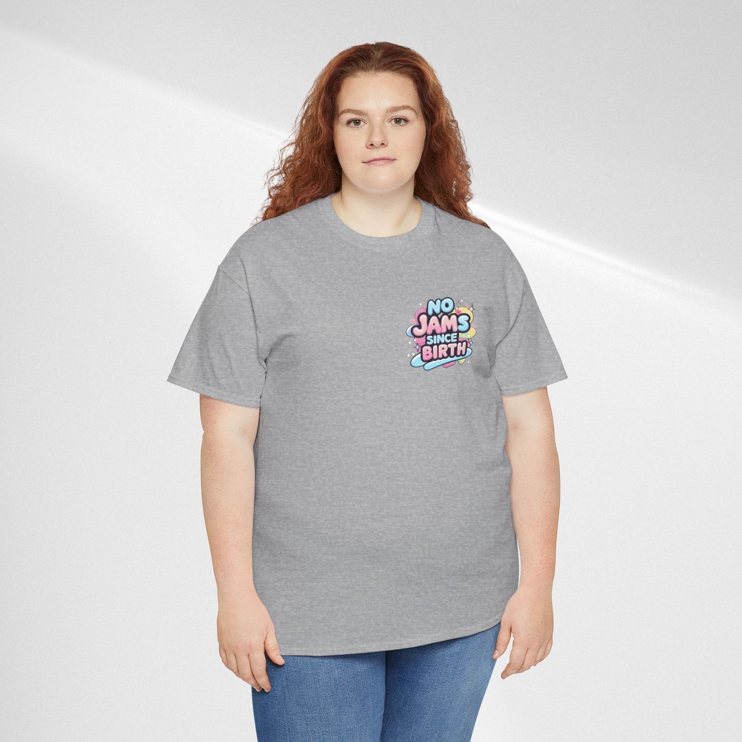 No Jams Since Birth T-Shirt — Cute Pastel Graphic Tee
