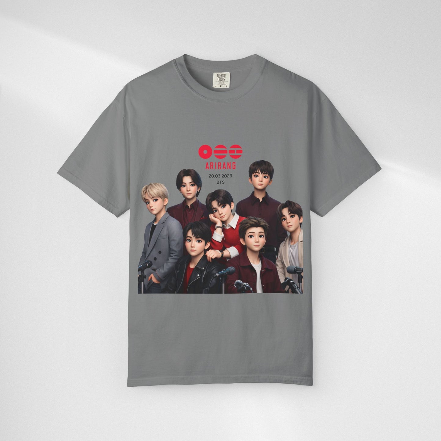 BTS Band Photo T-Shirt — Group Portrait Graphic Tee