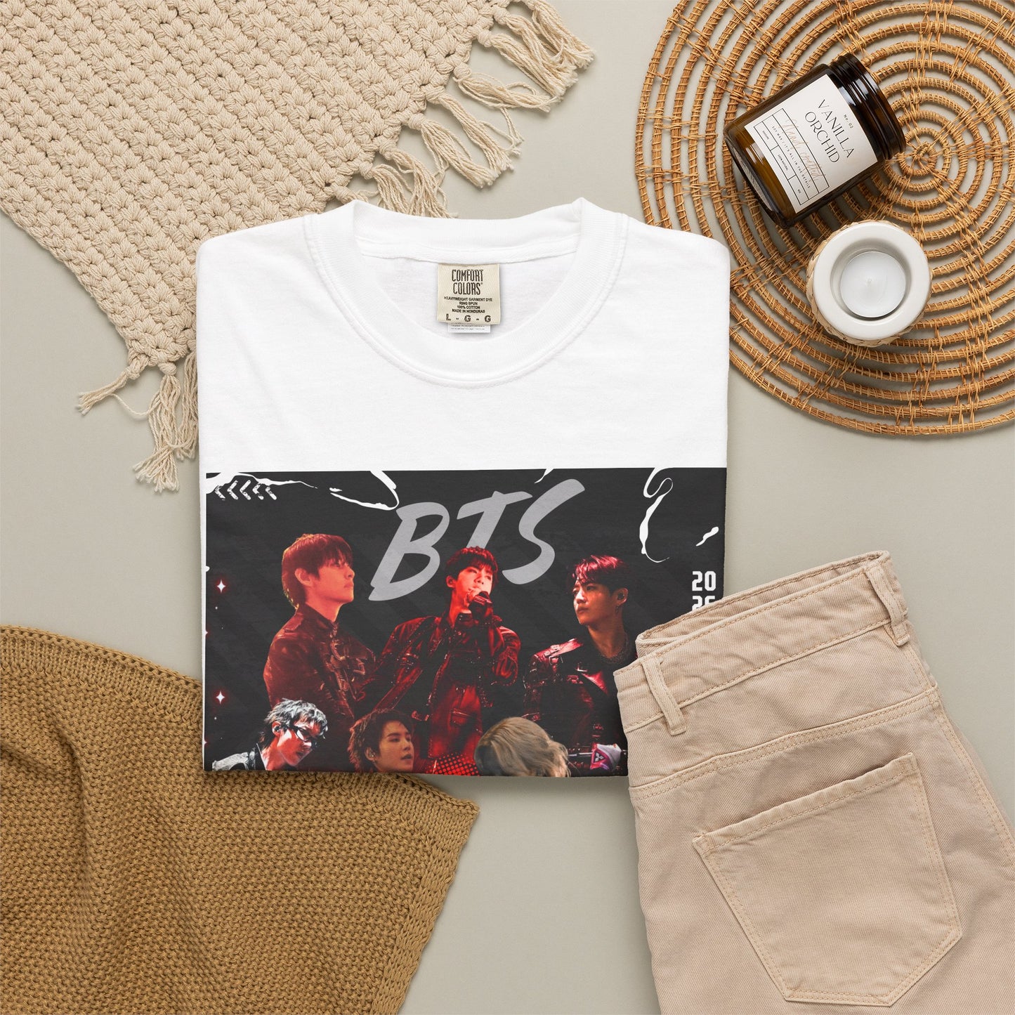BTS ARIRANG Graphic T-Shirt — "Arirang" BTS Style Concert Tee