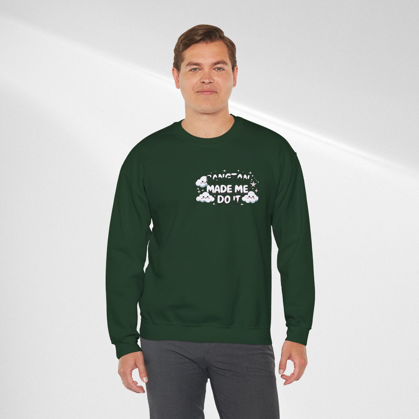 Crewneck Sweatshirt — "Bangtan Made Me Do It" K-Pop BTS Fan Pullover