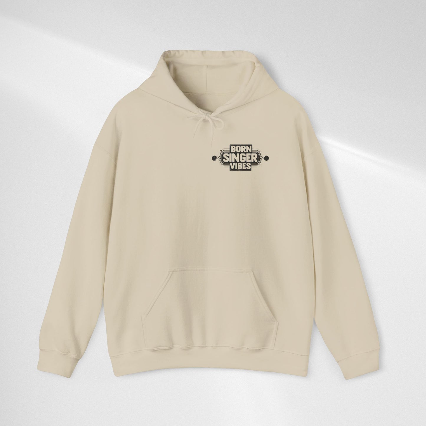 Hoodie - Born Singer Vibes Graphic Pullover