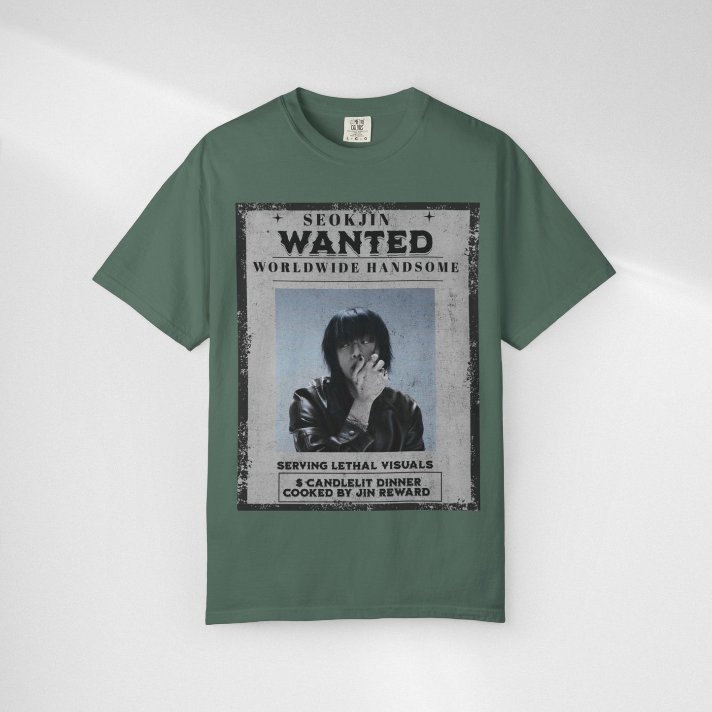Seokjin "Wanted: Worldwide Handsome" Graphic T-Shirt